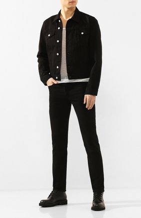 Мужские джинсы DRIES VAN NOTEN черного цвета по цене 21250 руб., арт. 201-22412-9395 | Фото 2 Мужские джинсы DRIES VAN NOTEN черного цвета, арт. 201-22412-9395 | Фото 2