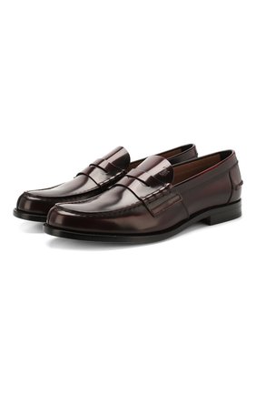 Мужские кожаные пенни-лоферы TOD’S бордового цвета по цене 44750 руб., арт. XXM26C0C050AKT | Фото 1 Мужские кожаные пенни-лоферы TOD’S бордового цвета, арт. XXM26C0C050AKT | Фото 1