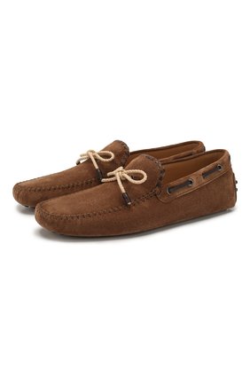 Мужские замшевые мокасины gommini TOD’S коричневого цвета по цене 34200 руб., арт. XXM0GW0CR50DI0 | Фото 1 Мужские замшевые мокасины gommini TOD’S коричневого цвета, арт. XXM0GW0CR50DI0 | Фото 1