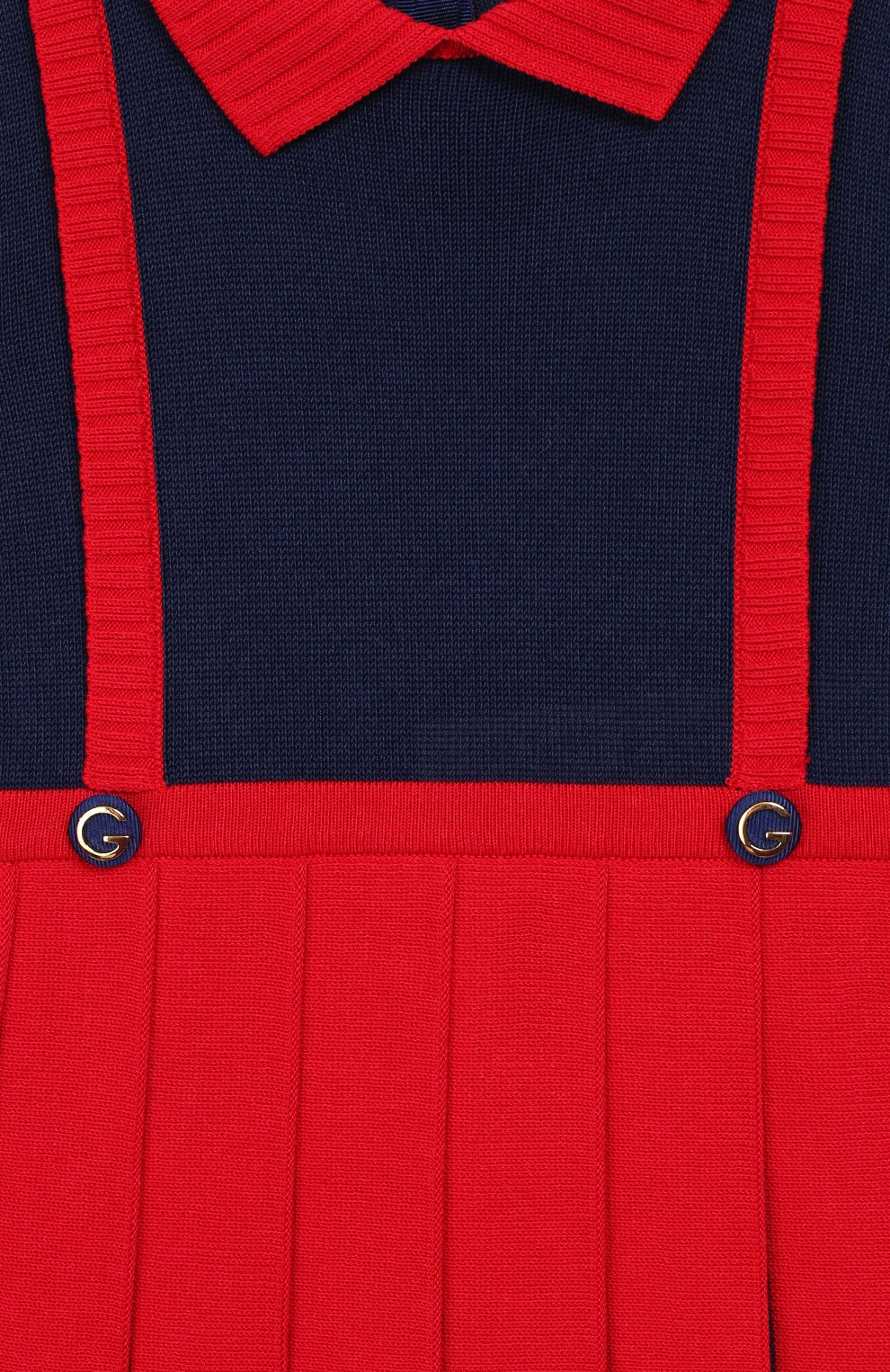 Женская платье GUCCI красного цвета по цене 32300 руб., арт. 596294/XKA6A | Фото 3 Женская платье GUCCI красного цвета, арт. 596294/XKA6A | Фото 3