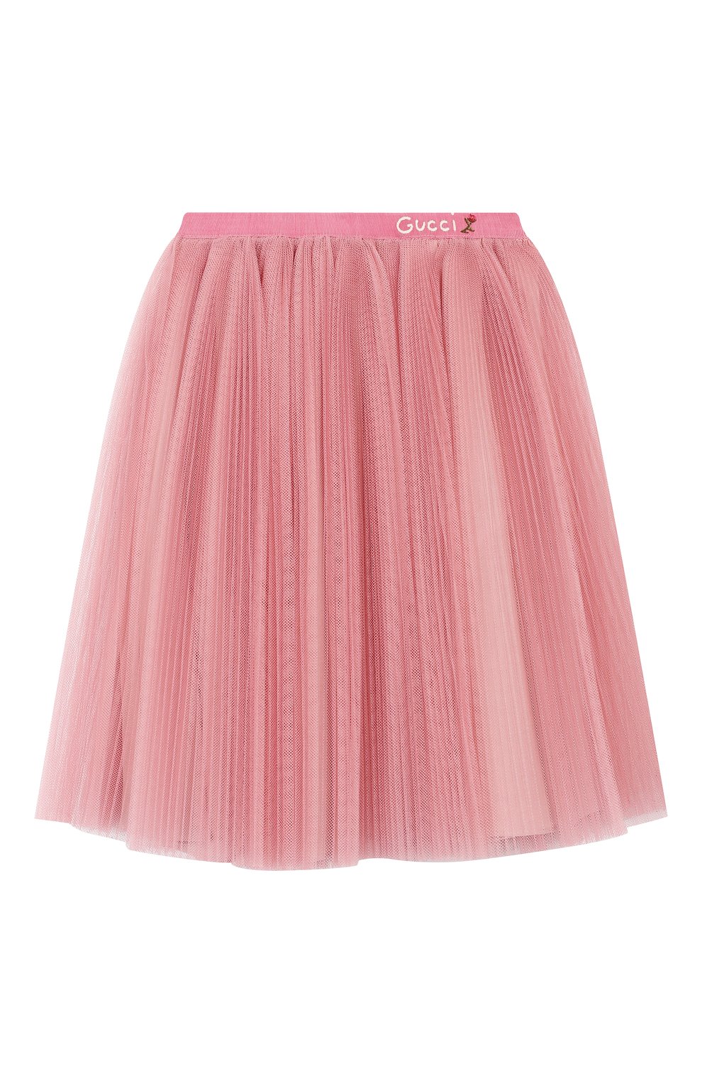 Детская юбка GUCCI розового цвета, арт. 600935/ZADK0 | Фото 1 (Ростовка одежда: 3 года | 98 см)