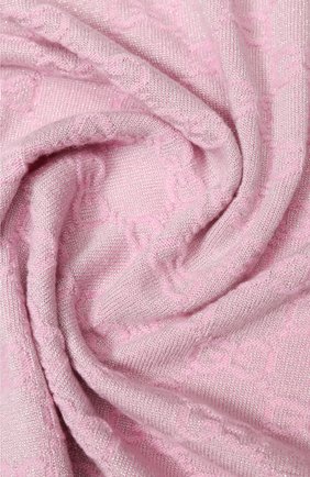 Детского шерстяное одеяло GUCCI розового цвета, арт. 603808/3K601 | Фото 2 (Материал: Шерсть, Текстиль)