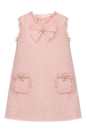 Детское платье DESIGNERS CAT розового цвета по цене 22650 руб., арт. 100000K01000392/4A-8A | Фото 1 Детское платье DESIGNERS CAT розового цвета, арт. 100000K01000392/4A-8A | Фото 1