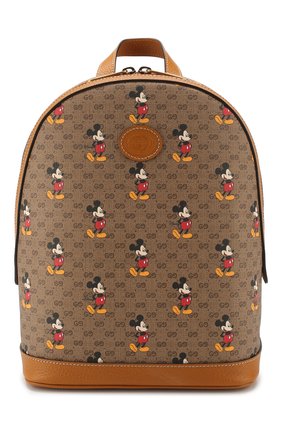 Женский рюкзак disney x gucci GUCCI коричневого цвета по цене 119900 руб., арт. 552884/HWUDM | Фото 1 Женский рюкзак disney x gucci GUCCI коричневого цвета, арт. 552884/HWUDM | Фото 1