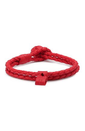 Женская кожаный браслет BOTTEGA VENETA красного цвета по цене 19300 руб., арт. 612982/V00BG | Фото 2 Женская кожаный браслет BOTTEGA VENETA красного цвета, арт. 612982/V00BG | Фото 2