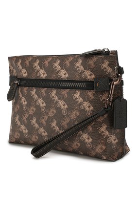 Женские кожаный футляр для документов COACH коричневого цвета по цене 15600 руб., арт. 86105 | Фото 2 Женские кожаный футляр для документов COACH коричневого цвета, арт. 86105 | Фото 2