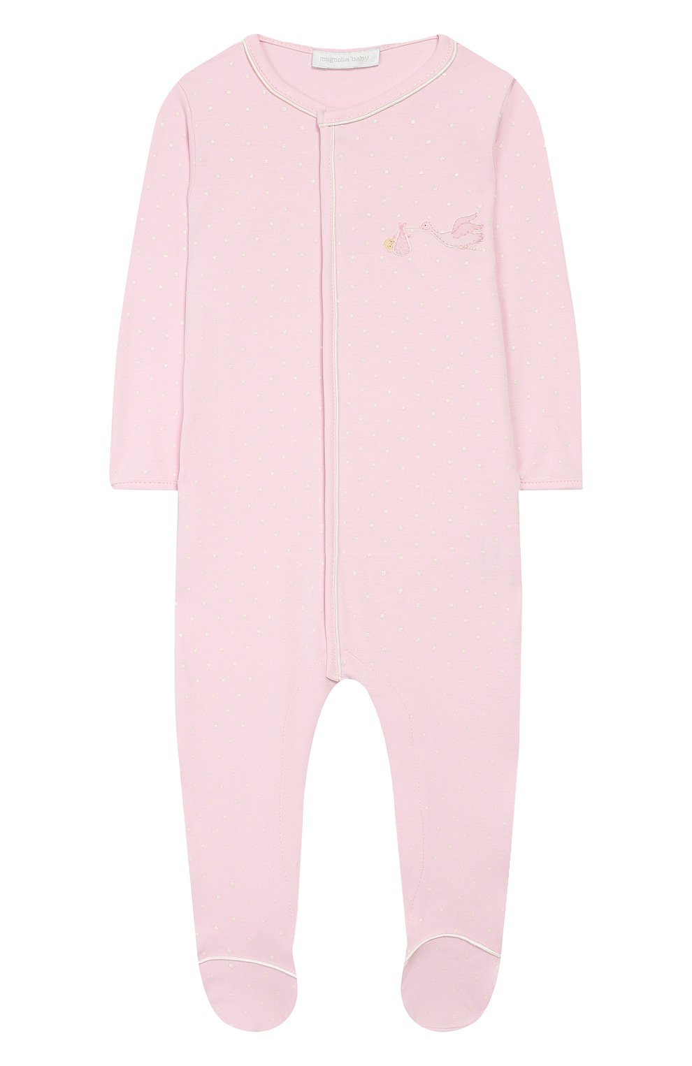 Детский хлопковый комбинезон MAGNOLIA BABY розового цвета, арт. E103-22-PK | Фото 1