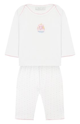 Детского комплект из лонгслива и брюк noah's friends MAGNOLIA BABY розового цвета по цене 3630 руб., арт. E109-27-PK | Фото 1 Детского комплект из лонгслива и брюк noah's friends MAGNOLIA BABY розового цвета, арт. E109-27-PK | Фото 1