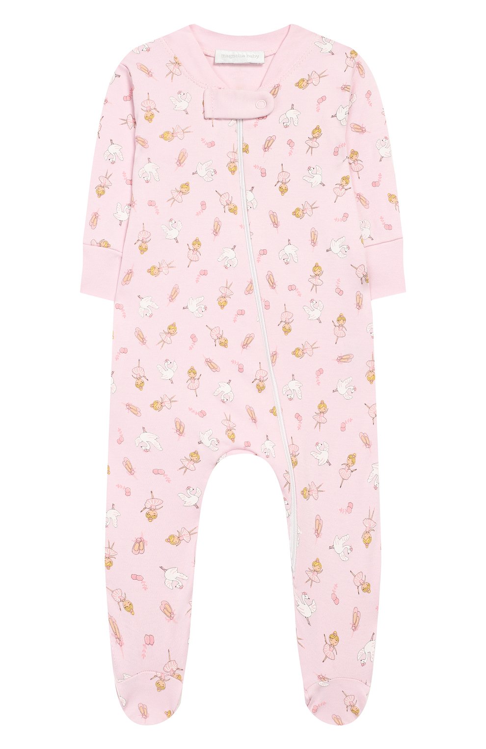 Детский хлопковый комбинезон MAGNOLIA BABY розового цвета, арт. 468-22ZP-PK | Фото 1