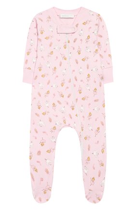 Детский хлопковый комбинезон MAGNOLIA BABY розового цвета по цене 3270 руб., арт. 468-22ZP-PK | Фото 1 Детский хлопковый комбинезон MAGNOLIA BABY розового цвета, арт. 468-22ZP-PK | Фото 1