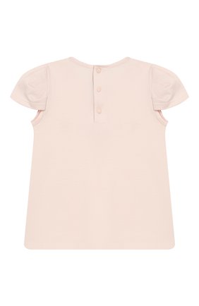 Детский хлопковая футболка GIVENCHY розового цвета, арт. H05125 | Фото 2 (Материал внешний: Хлопок; Рукава: Короткие; Кросс-КТ НВ: Футболка; Ростовка одежда: 3 года | 98 см)