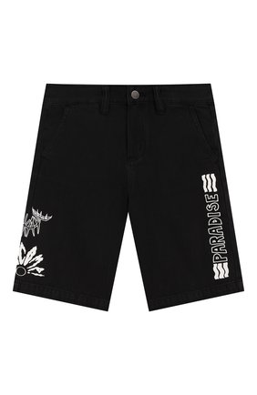 Детские джинсовые шорты STELLA MCCARTNEY черного цвета по цене 5400 руб., арт. 589492/S0K84 | Фото 1 Детские джинсовые шорты STELLA MCCARTNEY черного цвета, арт. 589492/S0K84 | Фото 1
