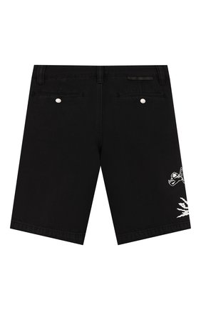 Детские джинсовые шорты STELLA MCCARTNEY черного цвета по цене 5400 руб., арт. 589492/S0K84 | Фото 2 Детские джинсовые шорты STELLA MCCARTNEY черного цвета, арт. 589492/S0K84 | Фото 2