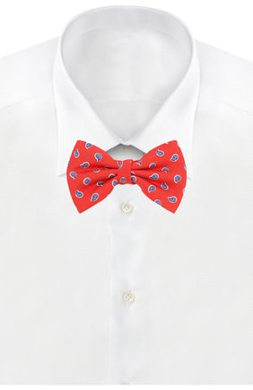 Детский шелковый галстук-бабочка POLO RALPH LAUREN красного цвета по цене 5550 руб., арт. 352794096 | Фото 2 Детский шелковый галстук-бабочка POLO RALPH LAUREN красного цвета, арт. 352794096 | Фото 2
