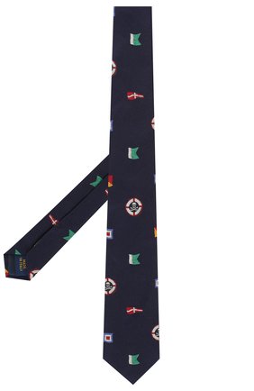 Детский шелковый галстук POLO RALPH LAUREN синего цвета по цене 5415 руб., арт. 351794101 | Фото 2 Детский шелковый галстук POLO RALPH LAUREN синего цвета, арт. 351794101 | Фото 2
