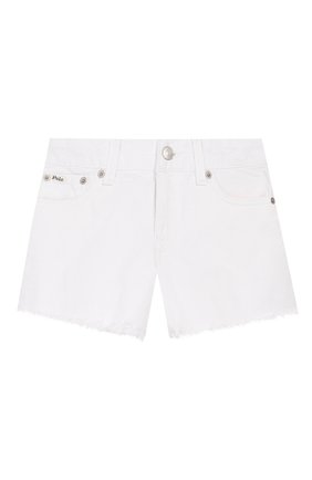 Детские джинсовые шорты POLO RALPH LAUREN белого цвета по цене 5415 руб., арт. 312751713 | Фото 1 Детские джинсовые шорты POLO RALPH LAUREN белого цвета, арт. 312751713 | Фото 1