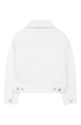 Детская джинсовая куртка POLO RALPH LAUREN белого цвета по цене 9795 руб., арт. 312751711 | Фото 2 Детская джинсовая куртка POLO RALPH LAUREN белого цвета, арт. 312751711 | Фото 2 (Рукава: Длинные; Материал внешний: Хлопок; Кросс-КТ: Сезон: лето, Деним)