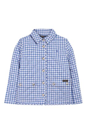 Детская стеганая куртка POLO RALPH LAUREN голубого цвета по цене 12150 руб., арт. 311784837 | Фото 1 Детская стеганая куртка POLO RALPH LAUREN голубого цвета, арт. 311784837 | Фото 1