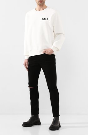 Мужские кожаные челси JIL SANDER черного цвета по цене 65000 руб., арт. JI33512A-11590 | Фото 2 Мужские кожаные челси JIL SANDER черного цвета, арт. JI33512A-11590 | Фото 2