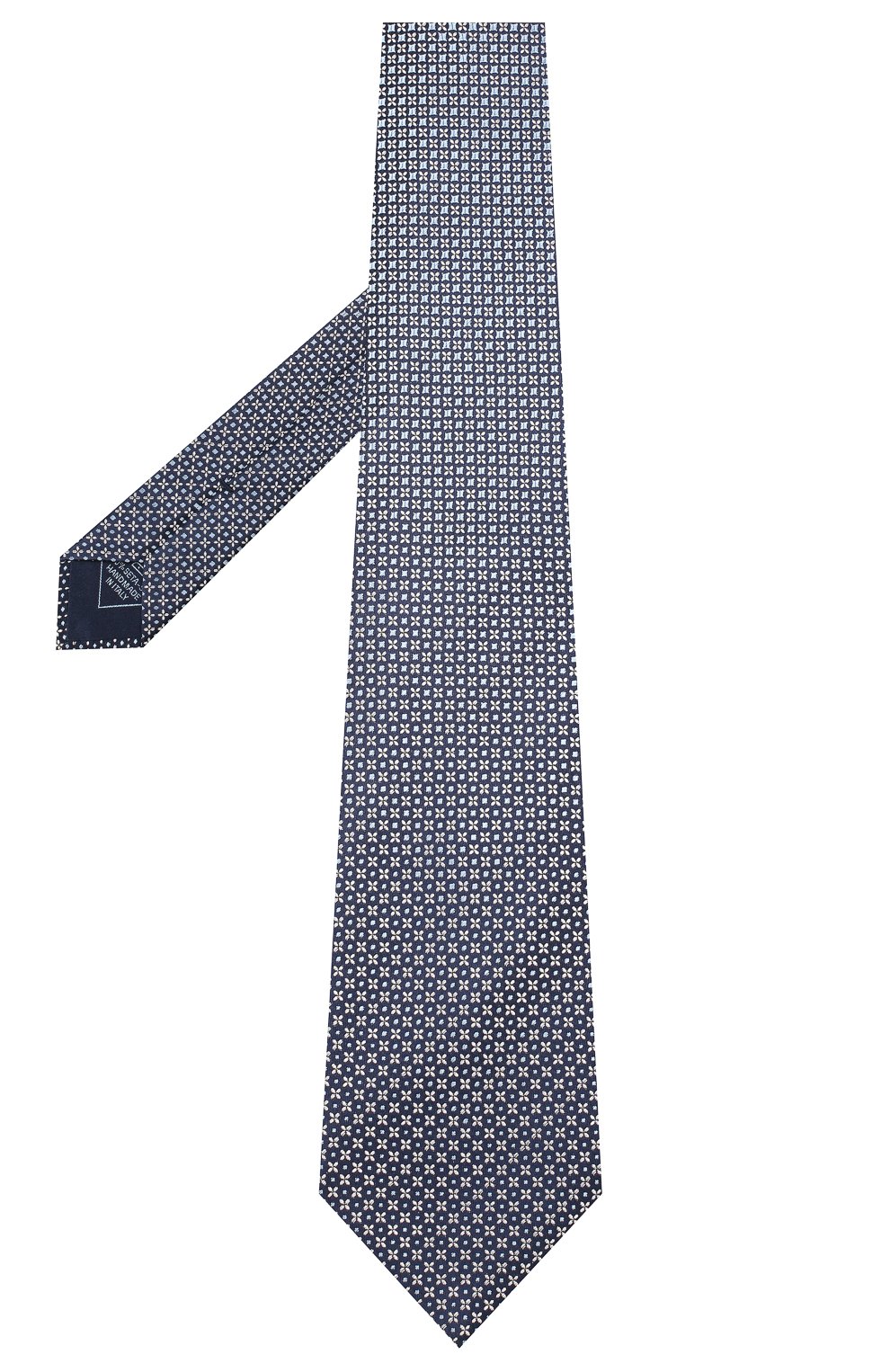 Мужской шелковый галстук BRIONI голубого цвета, арт. 062L00/P940J | Фото 2 (Принт: С принтом; Материал: Текстиль, Шелк; Региональные ограничения белый список (Axapta Mercury): RU)