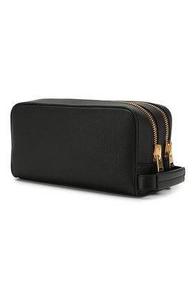 Мужской кожаный несессер TOM FORD черного цвета по цене 99500 руб., арт. Y0172T-LCL037 | Фото 2 Мужской кожаный несессер TOM FORD черного цвета, арт. Y0172T-LCL037 | Фото 2