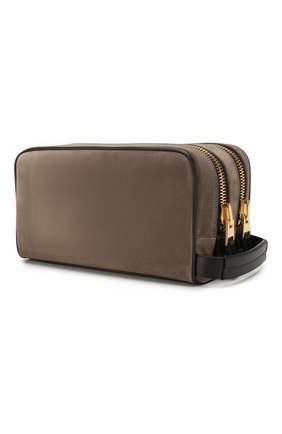 Мужской кожаный несессер TOM FORD темно-бежевого цвета по цене 93450 руб., арт. Y0172T-LCL038 | Фото 2 Мужской кожаный несессер TOM FORD темно-бежевого цвета, арт. Y0172T-LCL038 | Фото 2