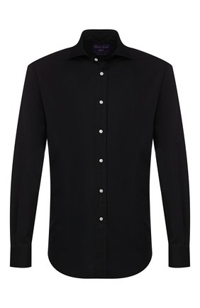 Мужская хлопковая сорочка RALPH LAUREN черного цвета по цене 36400 руб., арт. 791769934 | Фото 1 Мужская хлопковая сорочка RALPH LAUREN черного цвета, арт. 791769934 | Фото 1 (Рукава: Длинные; Длина (для топов): Стандартные; Материал внешний: Лиоцелл, Хлопок, Растительное волокно; Случай: Формальный; Мужское Кросс-КТ: Сорочка-одежда; Принт: Однотонные; Воротник: Акула; Манжеты: На пуговицах)