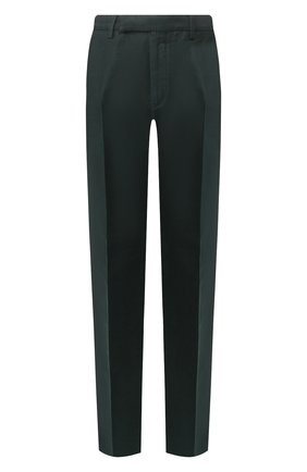 Мужские брюки из смеси хлопка и льна ERMENEGILDO ZEGNA зеленого цвета по цене 45600 руб., арт. UUI13/TP30 | Фото 1 Мужские брюки из смеси хлопка и льна ERMENEGILDO ZEGNA зеленого цвета, арт. UUI13/TP30 | Фото 1