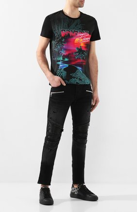 Мужские джинсы BALMAIN черного цвета по цене 108000 руб., арт. TH05419/Z251 | Фото 2 Мужские джинсы BALMAIN черного цвета, арт. TH05419/Z251 | Фото 2
