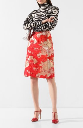 Женская юбка DRIES VAN NOTEN красного цвета по цене 32150 руб., арт. 201-30802-9356 | Фото 2 Женская юбка DRIES VAN NOTEN красного цвета, арт. 201-30802-9356 | Фото 2