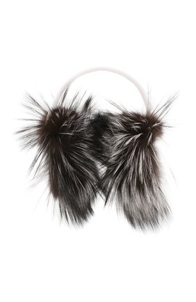 Женские наушники с мехом лисицы FENDI белого цвета по цене 84000 руб., арт. FAC064 A8Z2 | Фото 1 Женские наушники с мехом лисицы FENDI белого цвета, арт. FAC064 A8Z2 | Фото 1