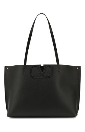 Женская сумка-тоут valentino garavani vlogo large VALENTINO черного цвета по цене 75900 руб., арт. TW2B0F95/FQJ | Фото 1 Женская сумка-тоут valentino garavani vlogo large VALENTINO черного цвета, арт. TW2B0F95/FQJ | Фото 1