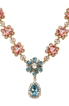 Женское колье DOLCE & GABBANA золотого цвета по цене 99500 руб., арт. WNM2B5/W1111 | Фото 2 Женское колье DOLCE & GABBANA золотого цвета, арт. WNM2B5/W1111 | Фото 2