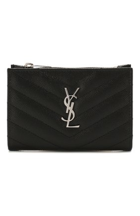 Женские кожаное портмоне SAINT LAURENT черного цвета по цене 33200 руб., арт. 575974/B0W02 | Фото 1 Женские кожаное портмоне SAINT LAURENT черного цвета, арт. 575974/B0W02 | Фото 1