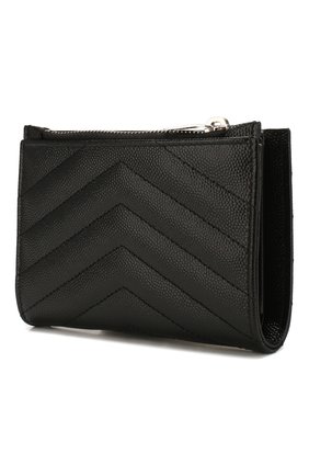 Женские кожаное портмоне SAINT LAURENT черного цвета по цене 33200 руб., арт. 575974/B0W02 | Фото 2 Женские кожаное портмоне SAINT LAURENT черного цвета, арт. 575974/B0W02 | Фото 2