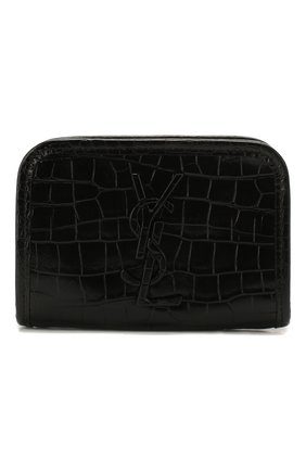 Женские кожаное портмоне SAINT LAURENT черного цвета по цене 42000 руб., арт. 606503/1QP3D | Фото 1 Женские кожаное портмоне SAINT LAURENT черного цвета, арт. 606503/1QP3D | Фото 1