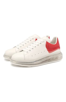Мужские кожаные кеды ALEXANDER MCQUEEN белого цвета по цене 36500 руб., арт. 604233/WHX99 | Фото 1 Мужские кожаные кеды ALEXANDER MCQUEEN белого цвета, арт. 604233/WHX99 | Фото 1