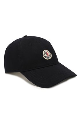 Мужской хлопковая бейсболка MONCLER темно-синего цвета по цене 9300 руб., арт. F1-091-3B706-00-V0090 | Фото 1 Мужской хлопковая бейсболка MONCLER темно-синего цвета, арт. F1-091-3B706-00-V0090 | Фото 1