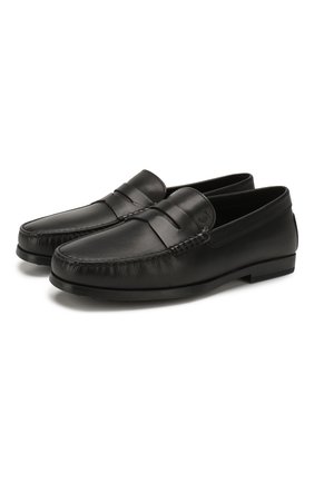 Мужские кожаные лоферы TOD’S черного цвета по цене 32950 руб., арт. XXM17C00010D90 | Фото 1 Мужские кожаные лоферы TOD’S черного цвета, арт. XXM17C00010D90 | Фото 1