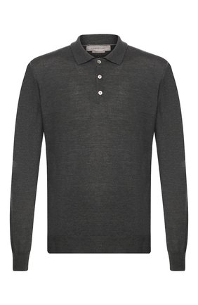 Мужское шерстяное поло CORNELIANI темно-серого цвета по цене 26100 руб., арт. 00M507-0025100/00 | Фото 1 Мужское шерстяное поло CORNELIANI темно-серого цвета, арт. 00M507-0025100/00 | Фото 1