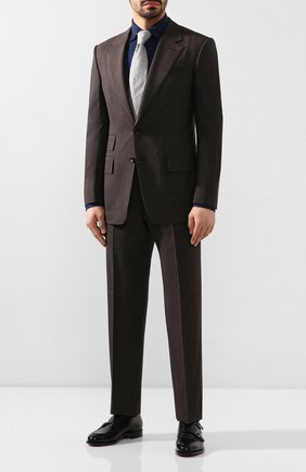 Мужская хлопковая сорочка KITON синего цвета по цене 49950 руб., арт. UMCNERH0728612 | Фото 2 Мужская хлопковая сорочка KITON синего цвета, арт. UMCNERH0728612 | Фото 2 (Рукава: Длинные; Материал внешний: Хлопок; Длина (для топов): Стандартные; Случай: Повседневный; Манжеты: На пуговицах; Принт: С принтом; Воротник: Акула; Мужское Кросс-КТ: Сорочка-одежда; Региональные ограничения белый список (Axapta Mercury): RU)