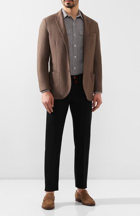 Мужская хлопковая рубашка TOM FORD коричневого цвета по цене 31700 руб., арт. 7FT625/94PHRK | Фото 2 Мужская хлопковая рубашка TOM FORD коричневого цвета, арт. 7FT625/94PHRK | Фото 2