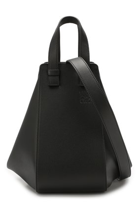 Женская сумка hammock small LOEWE черного цвета по цене 245000 руб., арт. 387.30.S35 | Фото 6 Женская сумка hammock small LOEWE черного цвета, арт. 387.30.S35 | Фото 6 (Сумки-технические: Сумки через плечо, Сумки top-handle; Материал: Натуральная кожа; Ремень/цепочка: На ремешке; Размер: small)