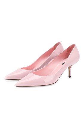 Женская кожаные туфли cardinale DOLCE & GABBANA светло-розового цвета по цене 44650 руб., арт. CD1494/A1471 | Фото 1 Женская кожаные туфли cardinale DOLCE & GABBANA светло-розового цвета, арт. CD1494/A1471 | Фото 1