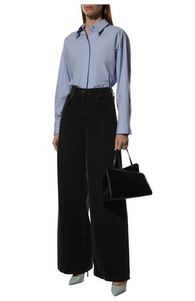 Женская кожаные туфли cardinale DOLCE & GABBANA голубого цвета по цене 32500 руб., арт. CD1475/A1471 | Фото 2 Женская кожаные туфли cardinale DOLCE & GABBANA голубого цвета, арт. CD1475/A1471 | Фото 2