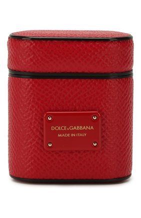 Мужской чехол для airpods DOLCE & GABBANA красного цвета по цене 11200 руб., арт. BI2572/A1001 | Фото 1 Мужской чехол для airpods DOLCE & GABBANA красного цвета, арт. BI2572/A1001 | Фото 1