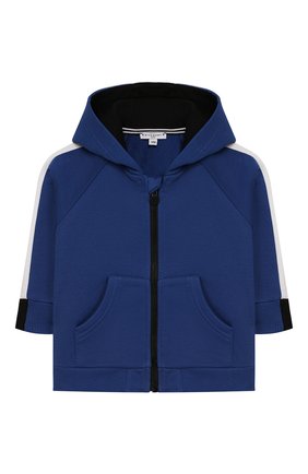 Детский хлопковая толстовка GIVENCHY синего цвета по цене 26200 руб., арт. H05109 | Фото 1 Детский хлопковая толстовка GIVENCHY синего цвета, арт. H05109 | Фото 1 (Материал внешний: Хлопок; Рукава: Длинные; Кросс-КТ НВ: Толстовки; Ростовка одежда: 3 года | 98 см)