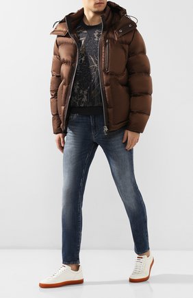 Мужские кожаные кеды GIORGIO ARMANI белого цвета по цене 49950 руб., арт. X2X117/XF456 | Фото 2 Мужские кожаные кеды GIORGIO ARMANI белого цвета, арт. X2X117/XF456 | Фото 2