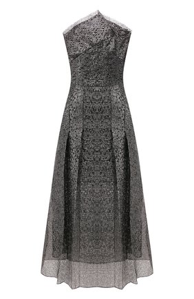 Женское платье-миди ROLAND MOURET серебряного цвета по цене 230500 руб., арт. PS20/S0869/F0300 | Фото 1 Женское платье-миди ROLAND MOURET серебряного цвета, арт. PS20/S0869/F0300 | Фото 1