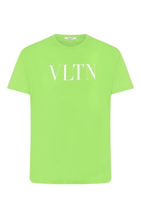 Мужская хлопковая футболка VALENTINO зеленого цвета по цене 28350 руб., арт. TV0MG10V3LE | Фото 1 Мужская хлопковая футболка VALENTINO зеленого цвета, арт. TV0MG10V3LE | Фото 1